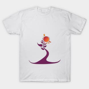 Mystical Flame Tree Artwork No. 881 T-Shirt